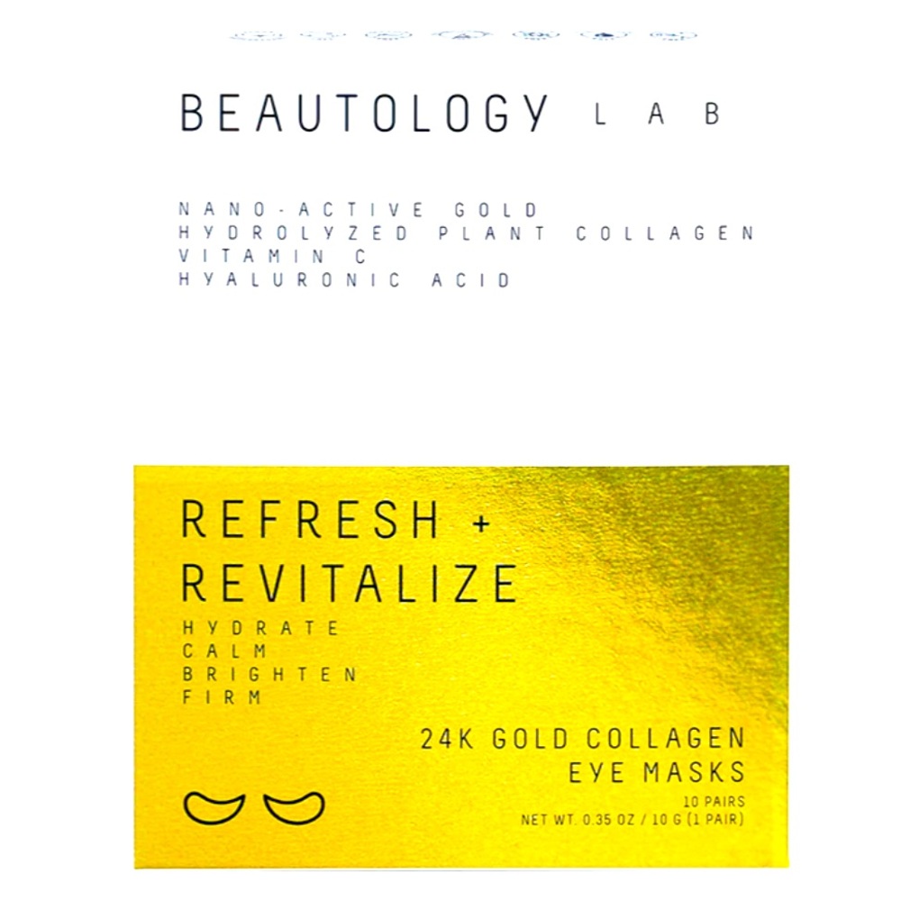NEW Beautology Lab 24K GOLD COLLAGEN EYE MASKS